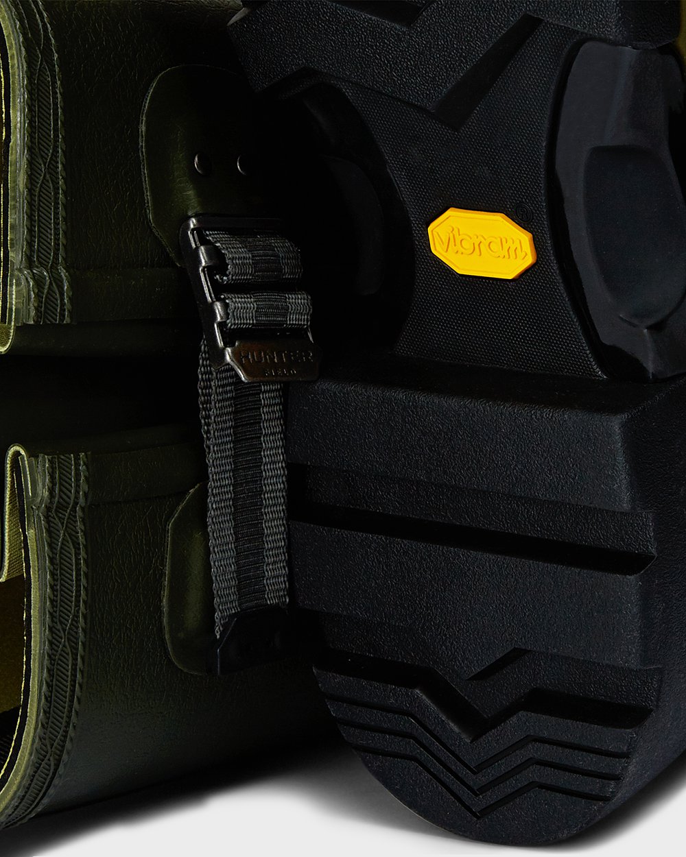 Galochas Altas Hunter Homem Verde Escuro Oliva - Balmoral Adjustable 3Mm Neoprene - 10WHUPKOQ